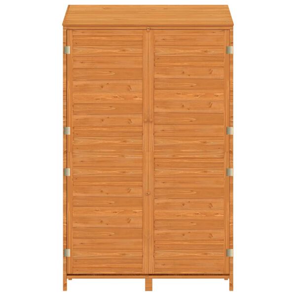 vidaXL Garden Shed Brown Solid fir wood 40.2 x 20.5 x 68.7 in