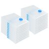 vidaXL Vacuum Storage Bags 20 pcs Transparent and blue 27.6" x 19.7