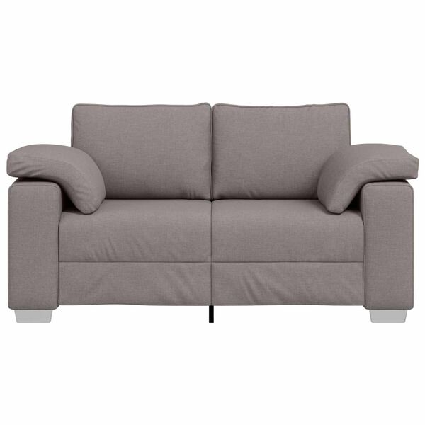 vidaXL Sofa Taupe 62.99 x 30.31 x 32.28 in Fabric