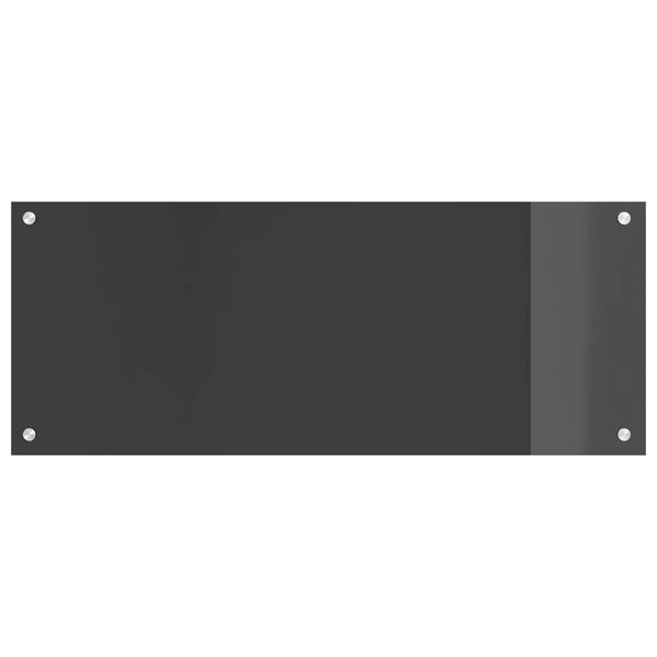 vidaXL Kitchen Backsplash Dark grey 39.37 x 15.75 x 0.24 in