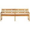 vidaXL Garden Bench Brown 220 x 56 x 90cm Solid Acacia wood