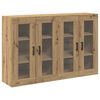 vidaXL Wall Cabinets 2 pcs Artisan Oak 27.36 x 13.39 x 35.43 in