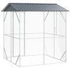 vidaXL Bird Cage Anthracite 84.65 x 81.89 x 97.24 in Galvanised Steel