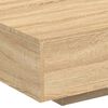 vidaXL Coffee Table Sonoma oak Engineered wood 33.5 x 21.7 x 12.2 in