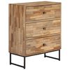 vidaXL Sideboard Natural wood color Reclaimed teak wood Medium Sideboard