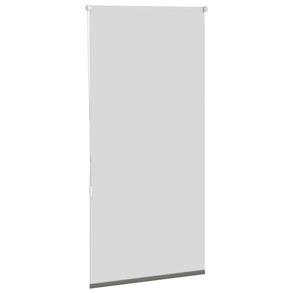 vidaXL Roller Blind Grey 100% Polyester 33.5x51.2 in Height-Adjustable