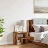 vidaXL Bedside Cabinet Old wood Engineered wood 15.7x11.8x15.7 in