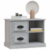 vidaXL Bedside Cabinet Grey Sonoma Engineered wood 23.6x14.0x17.7 in