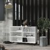 vidaXL Sideboard White 40.7"x13.8"x27.6" Engineered Wood
