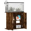 vidaXL Aquarium Stand Smoked Oak Engineered Wood