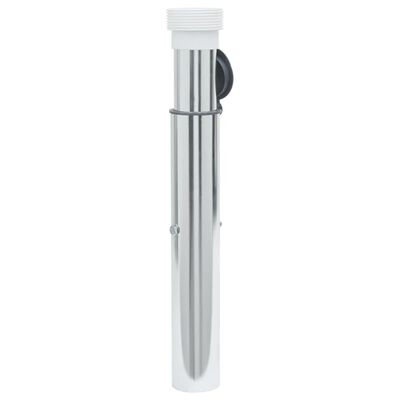 vidaXL In-Ground Parasol Base for 1.6"-2" Pole Silver Aluminum