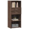 vidaXL Highboard Brown Oak Engineered Wood Tall Highboard Rectangular