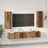 vidaXL TV Cabinet Set Wall-mounted 5 pcs Old Wood Engineered Wood