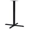 vidaXL Bistro Table Leg Black Cast iron Standard Durable