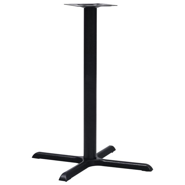 vidaXL Bistro Table Leg Black Cast iron Standard Durable