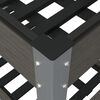 vidaXL Garden Raised Bed Grey Wood-Plastic Composite Garden Raised Bed