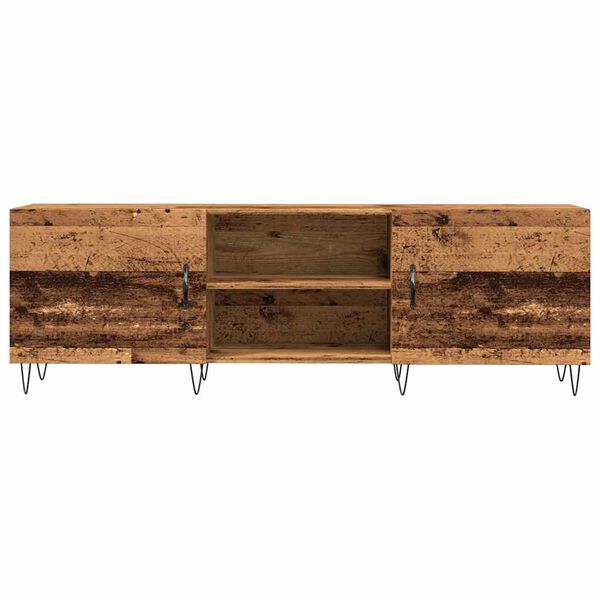 vidaXL TV Cabinet Old Wood Engineered wood, Iron Standard TV Cabinet