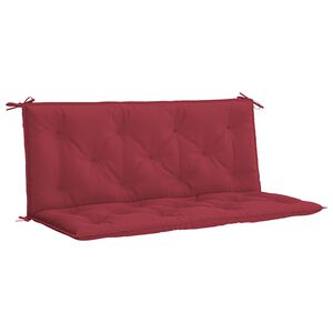 vidaXL Garden Bench Cushion Set of 2 Wine Red