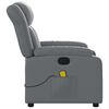 vidaXL Massage Recliner Chair Grey