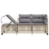 vidaXL Garden Sofa Set Mix Beige