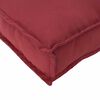 vidaXL Pallet Cushion for Bench Wine Red 150 x 40 x 8 cm Oxford Fabric