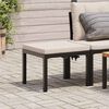 vidaXL Garden Stool Black, Taupe