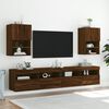 vidaXL TV Cabinet Brown Oak Engineered Wood Small TV Cabinet