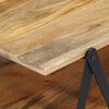 vidaXL Coffee Table Brown Solid mango wood, powder-coated steel Medium
