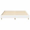 vidaXL Bed Frame 2 pcs White 59.84 x 79.92 in Engineered Wood