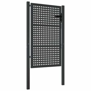 vidaXL Garden Gate Anthracite 39.4x49.2" Steel