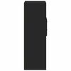 vidaXL Highboard Black Engineered wood Tall Highboard Rectangular