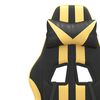 vidaXL Gaming Chair Black and Gold Faux leather, Metal, Plywood