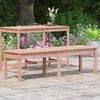 vidaXL Garden Bench Douglas wood Solid Douglas wood 2-seater Durable