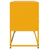 vidaXL TV Cabinet Mustard Yellow Steel 39.4 x 15.4 x 23.8 in TV Cabinet