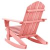 vidaXL Garden Rocking Chair Pink Solid fir wood Standard