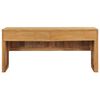 vidaXL TV Cabinet Natural Teak Solid Teak Wood Medium TV Cabinet