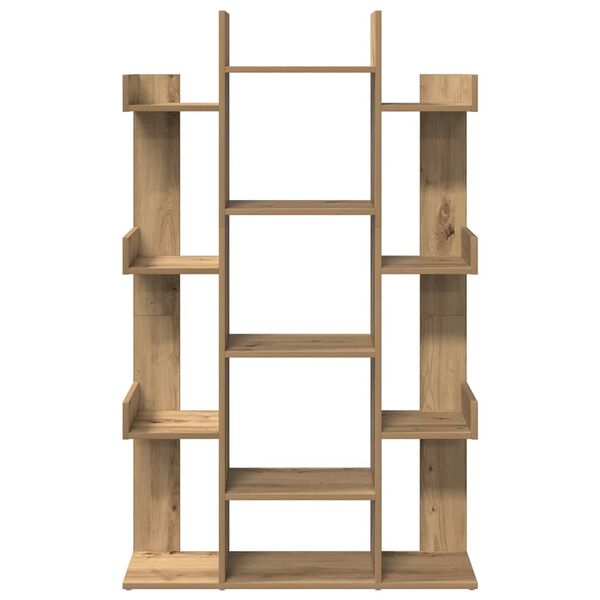 vidaXL Book Cabinet Artisan Oak Engineered Wood Medium Book Cabinet