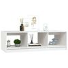 vidaXL Coffee Table White Solid Pinewood Sleek Coffee Table