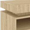 vidaXL Bedside Cabinet Set of 2 Sonoma oak Engineered wood Medium