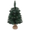 vidaXL Fake Christmas Tree Green PVC Small Faux Tree Cone-shaped