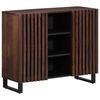 vidaXL Sideboard Brown Solid Mango Wood 35.4 x 13.4 x 29.5 in Sideboard