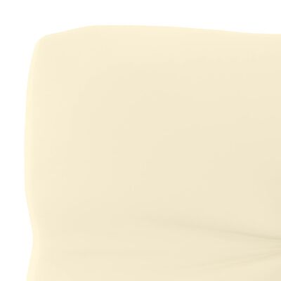 vidaXL Pallet Sofa Cushion Cream 27.6"x15.7"x3.9"