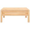 vidaXL Garden Footstool Natural wood Solid pinewood Modular Square