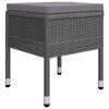 vidaXL Dining Set Gray, Dark Gray