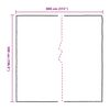 vidaXL Clear Tarpaulin with Eyelets 16.4x26.2' Polyethylene