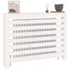 vidaXL Radiator Cover White 42.7x7.5x33.1" Solid Wood Pine