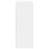 vidaXL Sideboard Set of 3 White Engineered wood, glass Large Sideboard