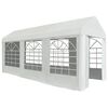 vidaXL Party Tent PE 6.6'x16.4' White