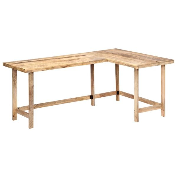 vidaXL Desk 71"x47.2"x30" Solid Mango Wood