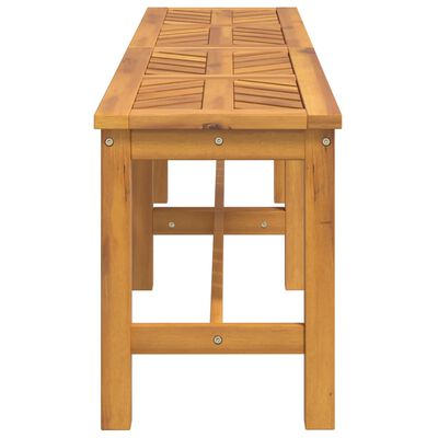 vidaXL Patio Bench 59.1" Solid Wood Acacia